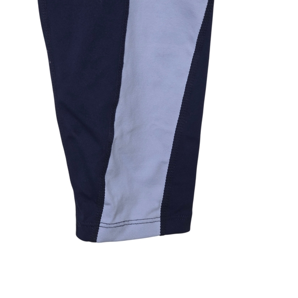 Tuckernuck Womens Activewear Blue Floral Print Wedgewood Leggins Size Large - Picture 5 of 8